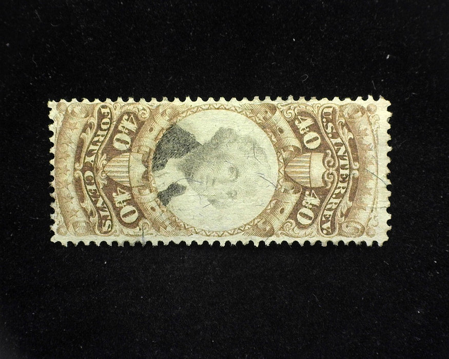 #R41 40c Revenue. No cut cancel. F+ Used - US Stamp