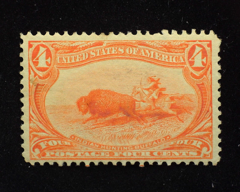 #287 4c Trans Mississippi Brilliant color. Mint F/VF NH - US Stamp