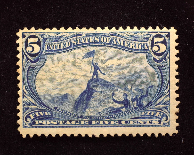 #288 5c Trans Mississippi Thin. Mint F/VF NH - US Stamp