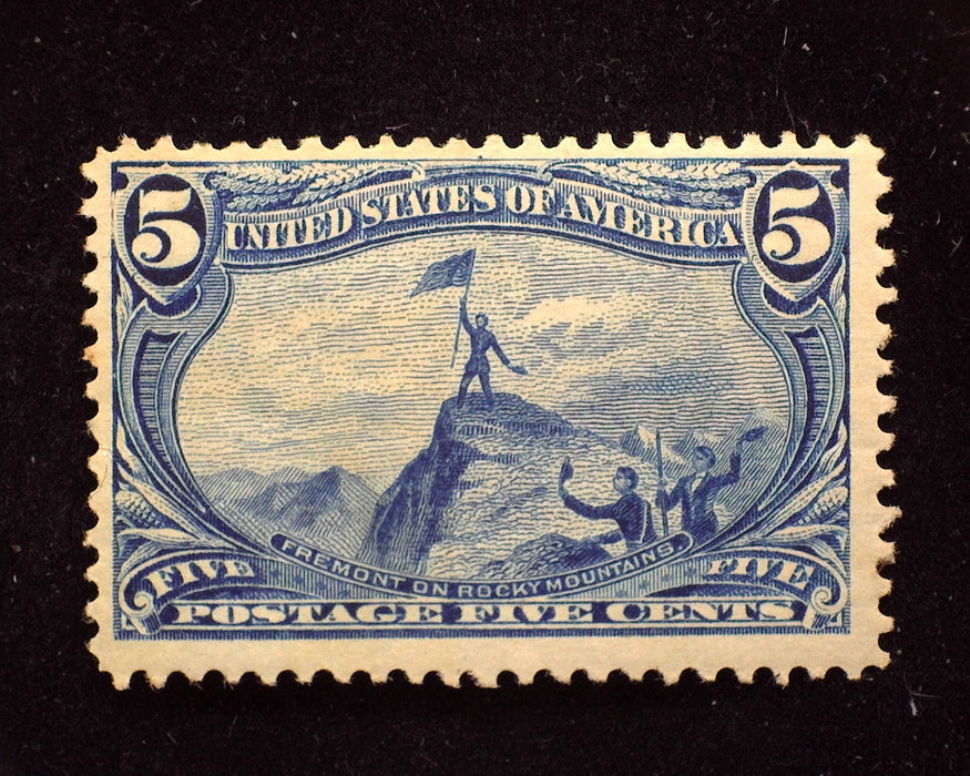 #288 5c Trans Mississippi Thin. Mint F/VF NH - US Stamp