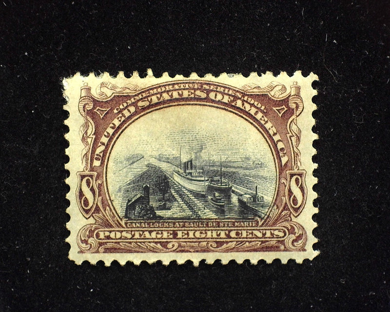 #298 8c Pan American Rich color. Mint F/Vf H - US Stamp