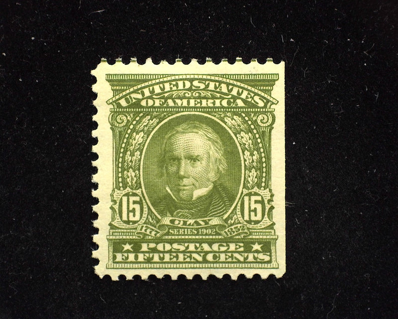 #309 Fresh straight edge. Mint VF/XF H - US Stamp