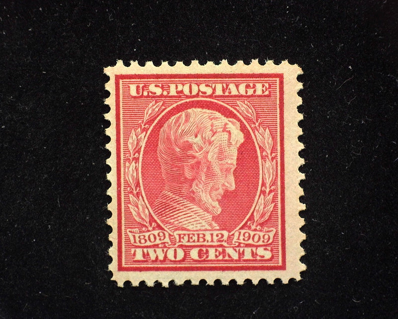 #369 2c Lincoln Bluish paper. Fresh and choice. Mint VF NH - US Stamp