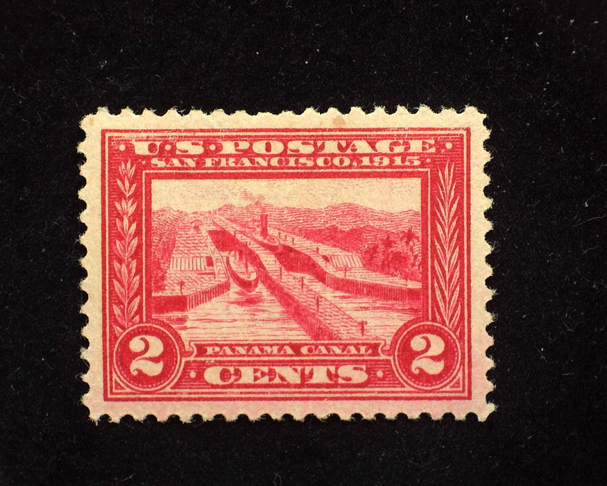 #398 2c Panama Pacific "Boxy" stamp. Fresh and choice. Mint Xf/Sup LH - US Stamp