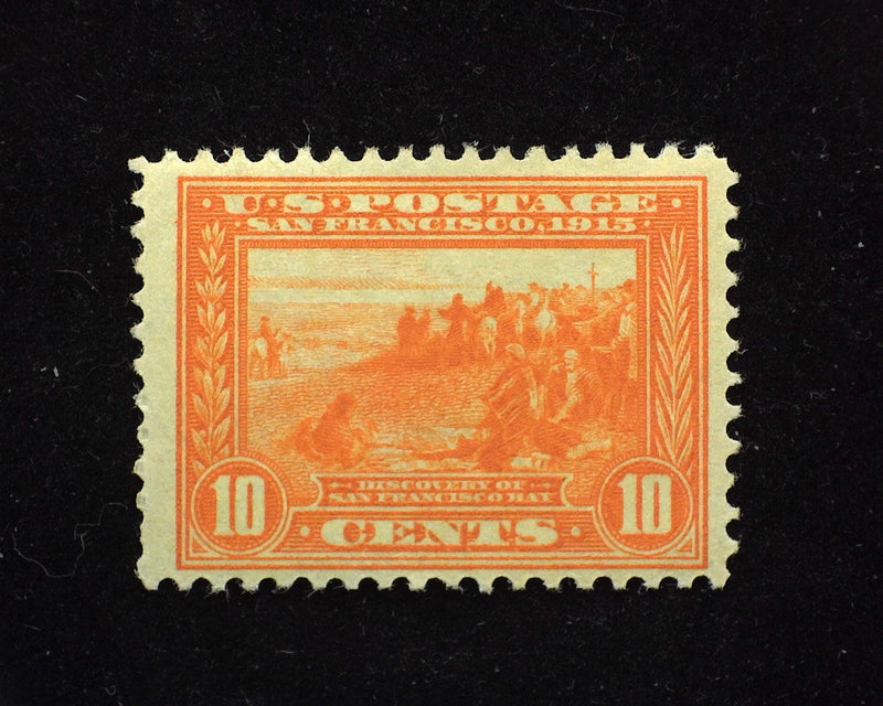 #400A 10c Panama Pacific Radiant color. Mint F/Vf LH - US Stamp