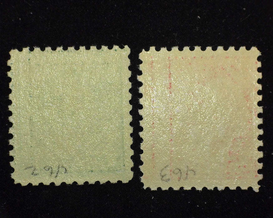 #462, 463 Fresh copies. Mint VF NH - US Stamp