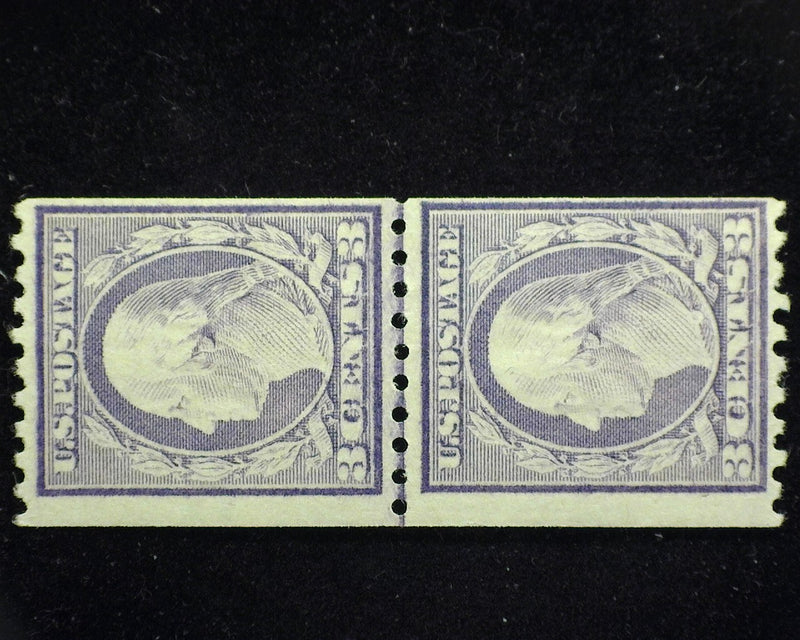 #489 Joint line pair. Mint F/VF NH - US Stamp