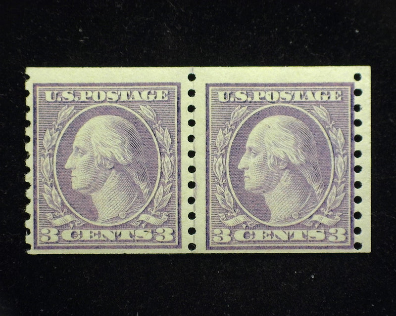 #494 Fresh joint line pair. Mint F NH - US Stamp