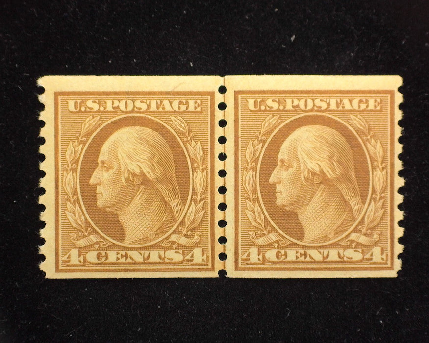 #495 Fresh joint line pair. Mint VF NH - US Stamp