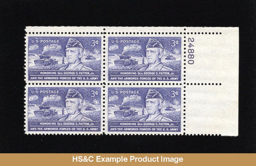 US Stamp 2003 Louisiana Purchase - 4 Stamp Plate Block