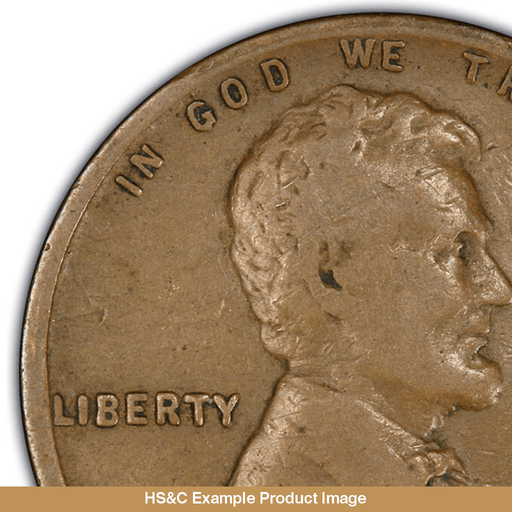 HS&C: 1912   Lincoln Wheat Cent  Average Circulated Coin