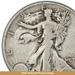 HS&C: 1917 D REV Walking Liberty Half Dollar  Average Circulated Coin