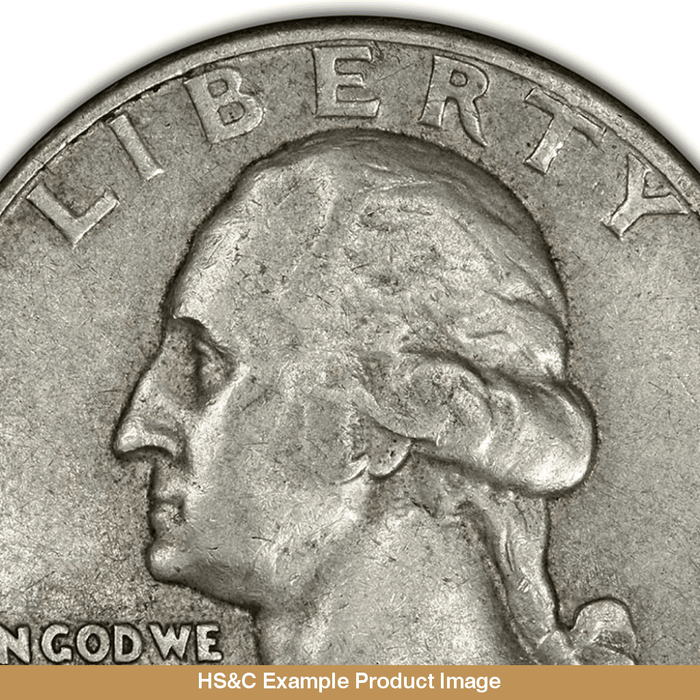 HS&C: 1938 Quarter Washington Circulated Coin
