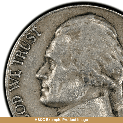 HS&C: 1938 S Nickel Jefferson Circulated Coin