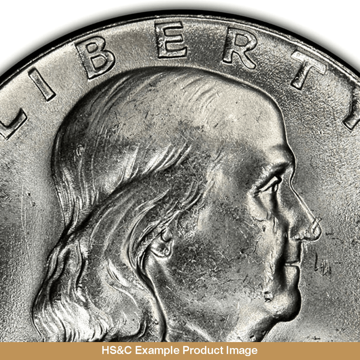 HS&C: 1963 D Half Dollar Franklin BU Coin