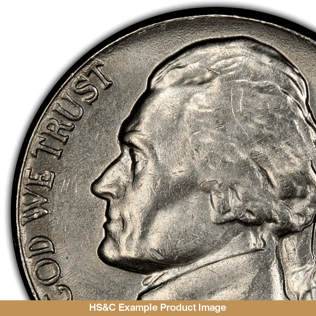 HS&C: 1964 Nickel Jefferson BU Coin — Huntington Stamp & Coin Shop