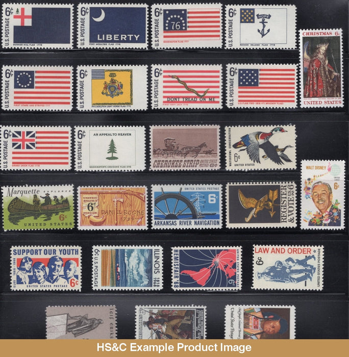 1968 Us Commemorative Stamp Year Set Mnh #1339-1364 F/vf Stamps Generic Sets