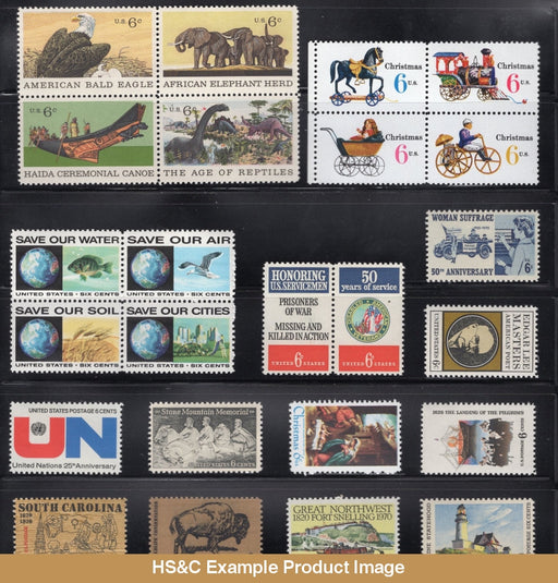 1970 Us Commemorative Stamp Year Set Mnh #1387-1392 1405-1422 F/vf Stamps Generic Sets