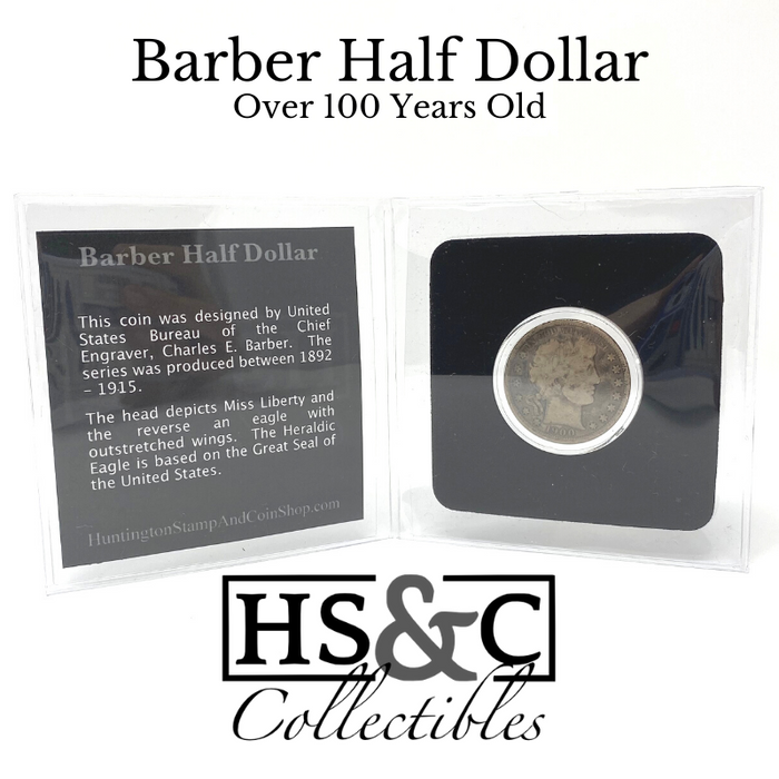 Barber Half Dollar - HS&C Collectible
