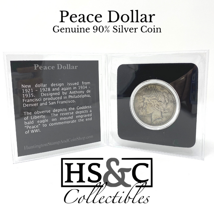 Circulated Peace Dollar - HS&C Collectible