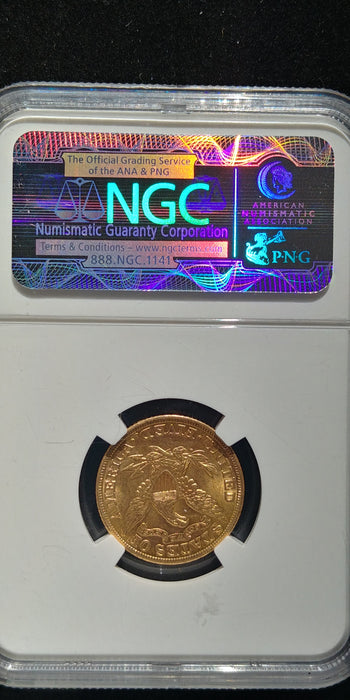 1901 $5 Gold Liberty Head Five Dollar NGC MS-64 - US Coin