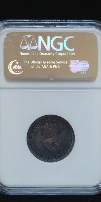 1861 Liberty Seated Quarter NGC PF-64 Beautifully toned. - US Coin