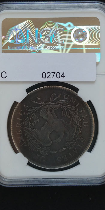 1795 Flowing Hair Dollar NGC VF Details Repaired and cleaned. The repair is banged out small rim hit - nice looking. - US Coin