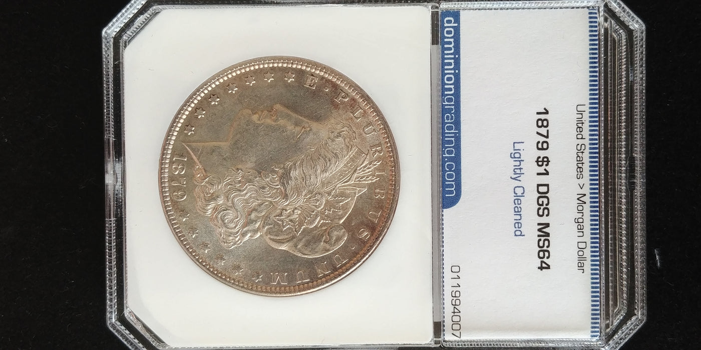 1879 Morgan Dollar DOMINION - MS-64 REV-79 - US Coin
