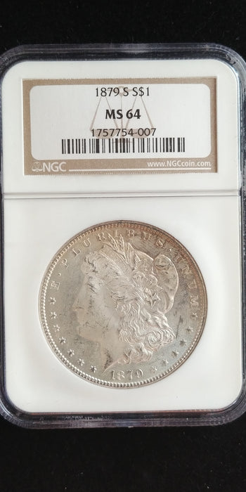 1879 S Morgan Dollar NGC - MS-64 - US Coin
