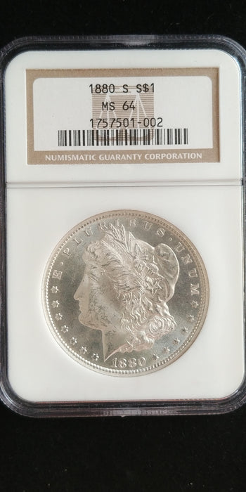1880 S Morgan Dollar NGC - MS-64 - US Coin