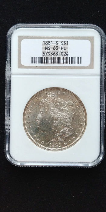 1881 S Morgan Dollar NGC - MS-63 Proof like. - US Coin