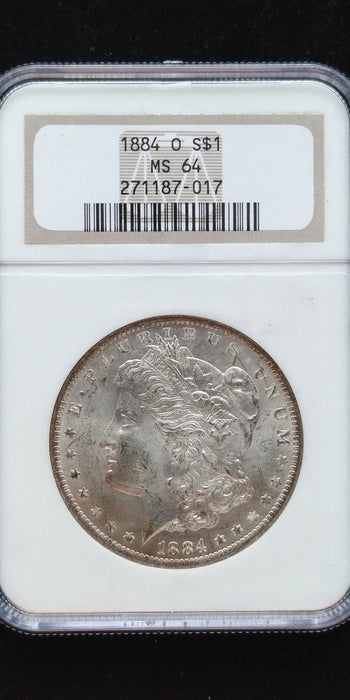1884 O Morgan Dollar NGC - MS-64 - US Coin
