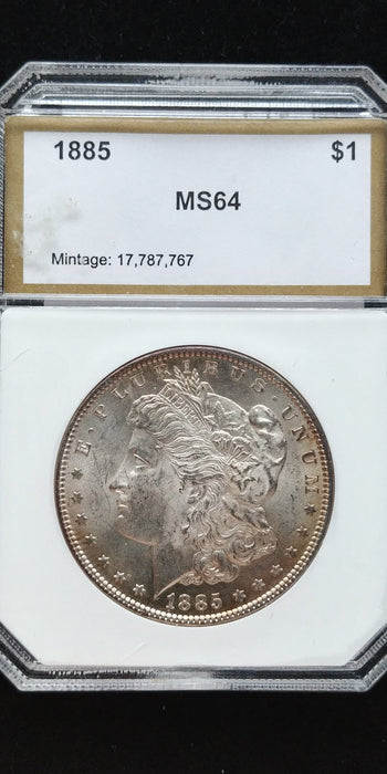 1885 Morgan Dollar PCI - MS-64 - US Coin