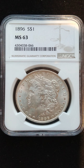 1896 Morgan Dollar NGC - MS-63 - US Coin