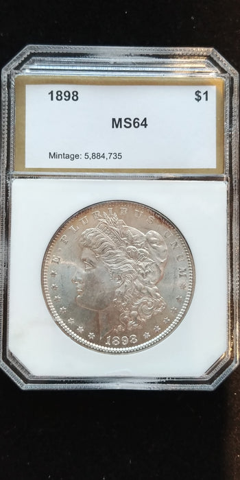 1898 Morgan Dollar PCI - MS-64 - US Coin