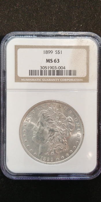 1899 Morgan Dollar NGC MS-63 - US Coin