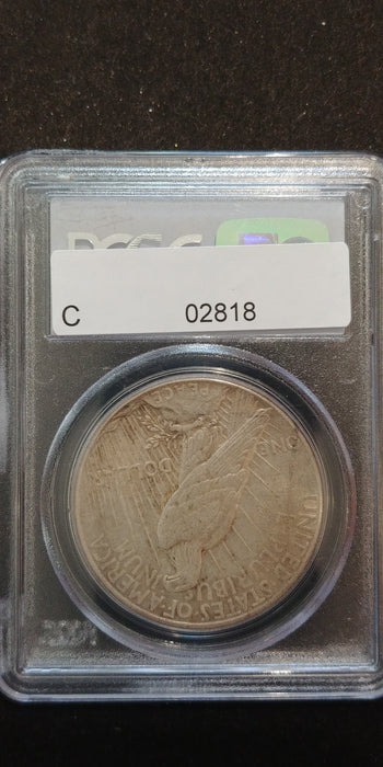 1928 Peace Dollar PCGS AU-50 - US Coin
