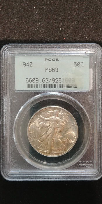 1940 Walking Liberty Half Dollar PCGS XF Cleaned - US Coin