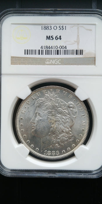 1883 O Morgan Dollar NGC - MS64 - US Coin