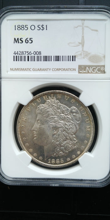1885 O Morgan Dollar NGC - MS65 - US Coin