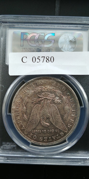 1896 Morgan Dollar PCGS - MS64 Beautiful toning - US Coin