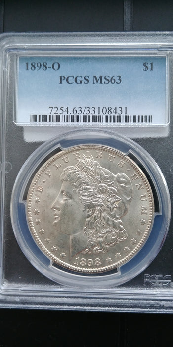 1898 O Morgan Dollar PCGS - MS63 - US Coin