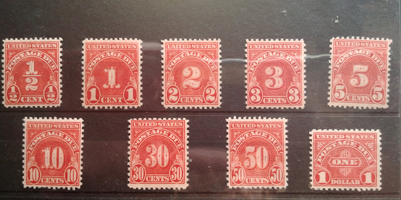 #J79-86 1931 Postage Due issue. F/VF NH Mint - US Stamp