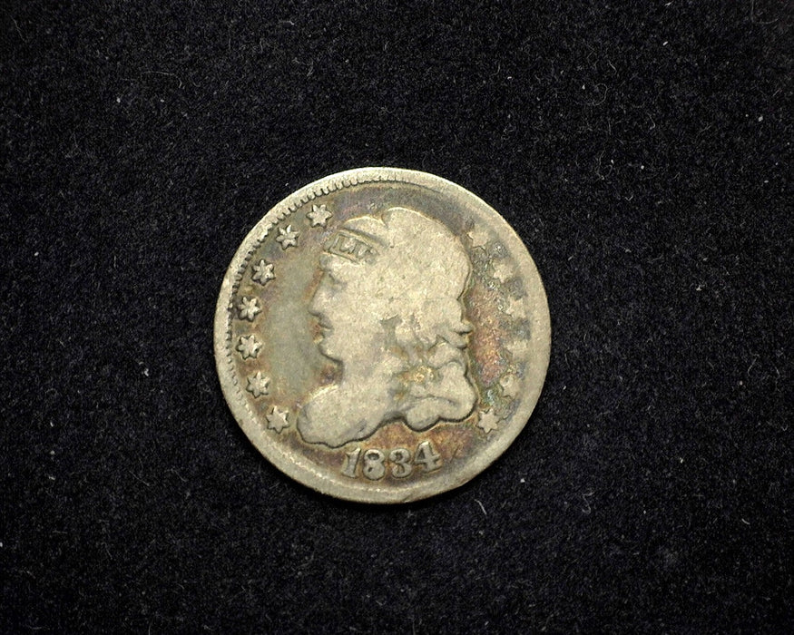 1834 Capped Bust Half Dime VG - US Coin
