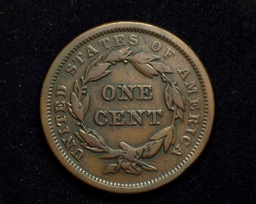 1840 Large Cent Braided Hair Cent F/VF Small date - US Coin