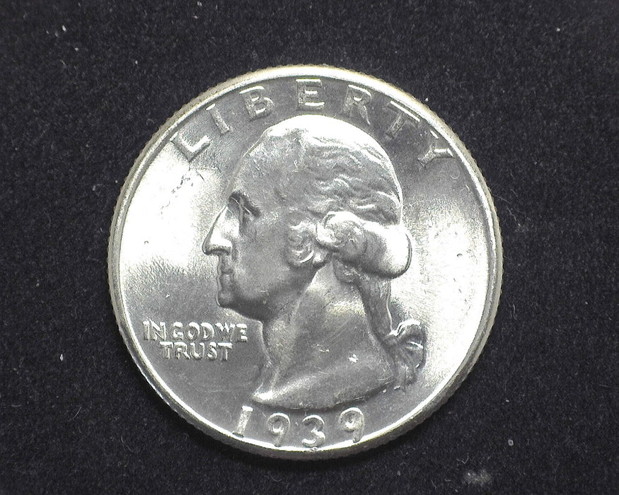 1939 S Washington Quarter BU MS65 - US Coin