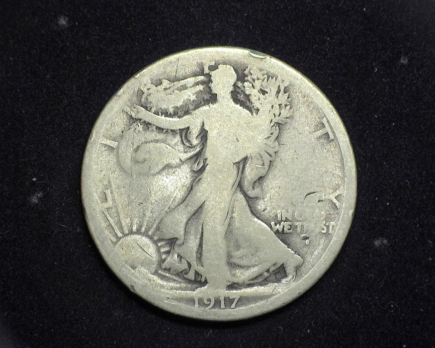 1917 S OBV Liberty Walking Half Dollar G - US Coin
