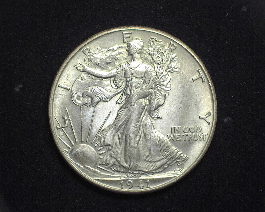 1941 D Liberty Walking Half Dollar BU MS64 - US Coin