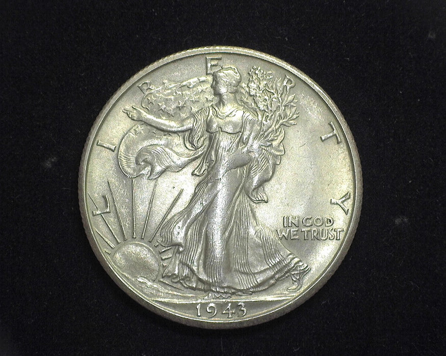 1943 S Liberty Walking Half Dollar BU MS64 - US Coin