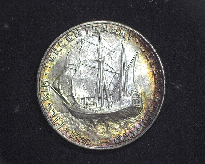1920 Pilgrim Commemorative BU, MS63 Beauty toning - US Coin